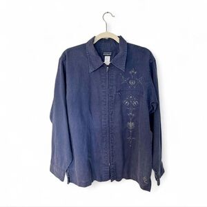 Vintage Patagonia Rhythm Collection Long Sleeve Zip Shirt – Men’s S / Women’s M